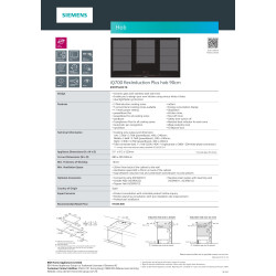 SIEMENS 西門子  EX975LXC1E  三頭電磁爐