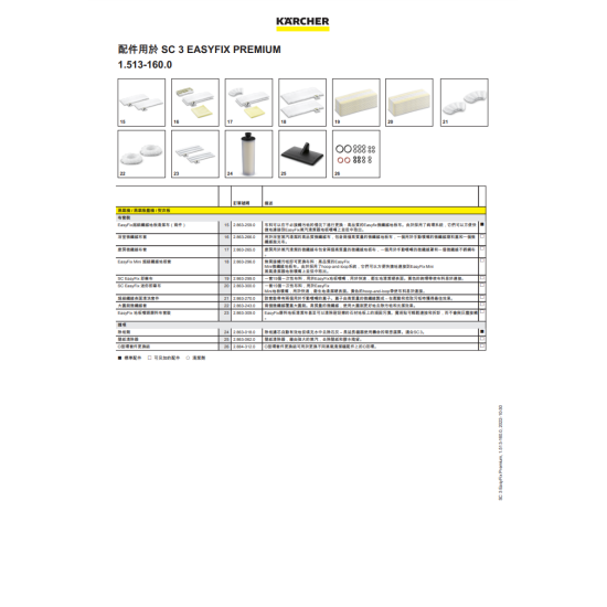 KARCHER 高潔 SC 3 EasyFix PREMIUM 有線蒸氣清洗機